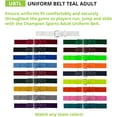 thumbnail image 3 of Champion Sports Baseball/Softball Uniform Belt - Comfort Stretch Fit Uniform Belt - Durable Syntex Tab - Youth: 18"-32" - Dark Green, 3 of 7