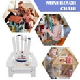 thumbnail image 3 of CTIRCHIU 2Pack Mini Beach Chair Ornaments Decor For Families, 3 of 8