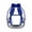 Blue, variant on Clear PVC Backpack, Large Waterproof Transparent Backpack with Reinforced Straps and Mesh Pockets, See Through Security Bag for School, Stadium, Sports and Travel