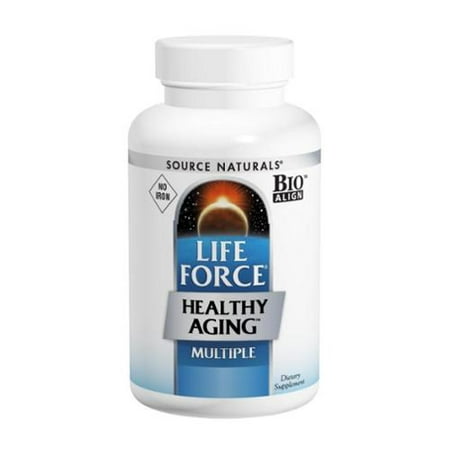 Source Naturals Life Force Healthy Aging No Iron Supplement, 60