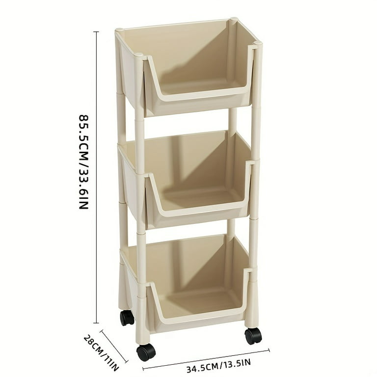 Multi-layer Small Trolley Storage Rack, Bedroom Multi-layer