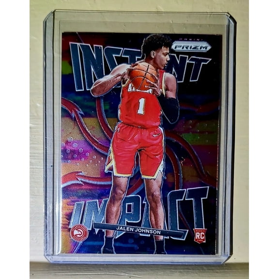 Jalen Johnson 2021-22 Panini Prizm Instant Impact NBA #23 Rookie Card