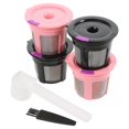 thumbnail image 1 of Coffee Powder Filter Cups Flavor Preservation Office Use 4Pcs Black, 1 of 5