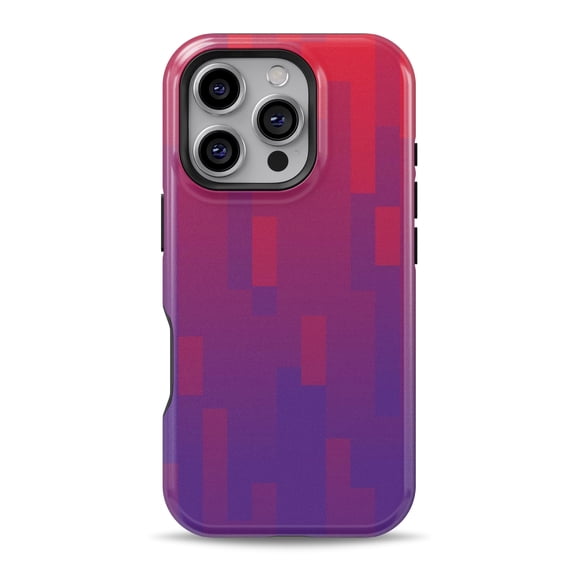 DesignSkinz Scratch-Resistant Hard Slim Case Compatible with iPhone 16 (Compatible with MagSafe) - Warm & Cool Modern Shapes
