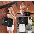thumbnail image 2 of Travel Duffel Bag, Sports Tote Gym Bag, Shoulder Weekender Overnight Bag for Women, Boarding Bag for Men, 2 of 8