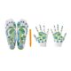 thumbnail image 1 of Juego de de manos y pies, guantes de reflexología de manos, calcetín de SPA con área de reflexión, calcetines de de pies para hombres, 4 Calcetines cortos, 1 of 8