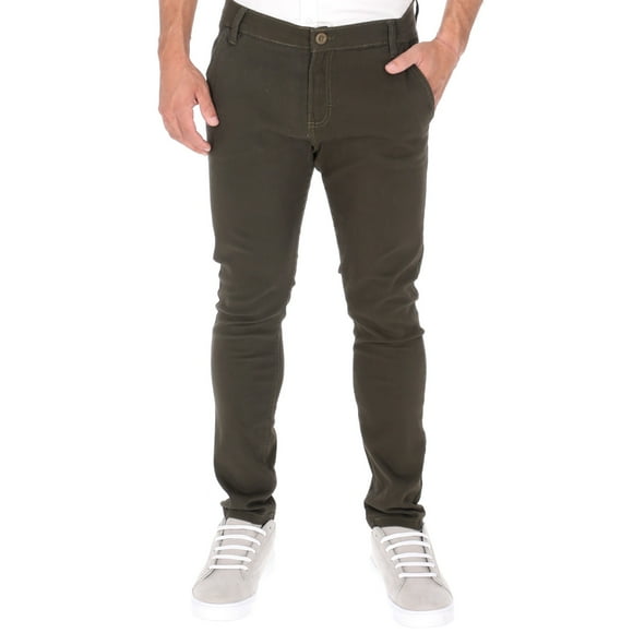 PANTALON CASUAL GABARDINA STRETCH PARA CABALLERO MODA CASUAL TALLA 40