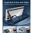 thumbnail image 5 of KOMI for Samsung Galaxy S25-Ultra Case: Military Grade Drop Protection Anti Yellowing Cell Phone Cover - Rugged Shockproof Protective Bumper Transparent Cases Black, 5 of 5