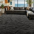 thumbnail image 6 of 6x9 Ft Large Shag Rugs for Living Room Decor, Ultra Soft Fluffy Furry Area Rugs for Bedroom Indoor Floor, Aesthetic Carpet for Kids Home (Grey), 6 of 15