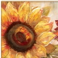 thumbnail image 3 of Prinz Harvest Sunflowers 19.5" x 19.5" Floral Canvas Wall Art for Kitchen Bathroom Decor, Yellow-Gold, 3 of 3