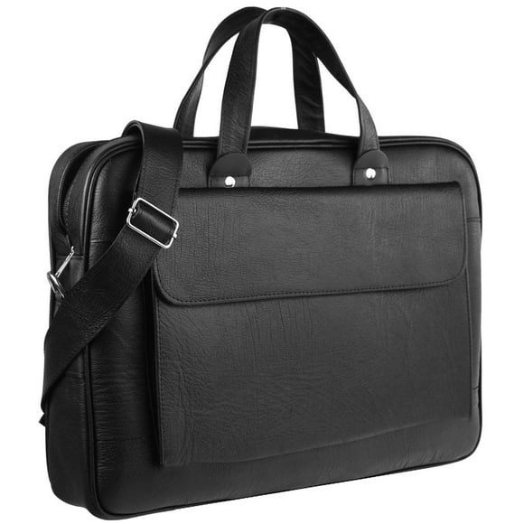 Lulumm Portafolio para Hombre en Piel Auténtica, Maletín Ejecutivo, Portafolio de Cuero, Hecho en México, Bolso de Hombro para Negocios, Oficina y Viajes, Tamaño Oficio 7429