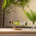 thumbnail image 4 of Somonka-L Single Wine Bottle Holder, Natural Bamboo Personalized Wine Rack,Self Balancing Display Wine Rack On Tabletop, Cabinet Etc, 4 of 6