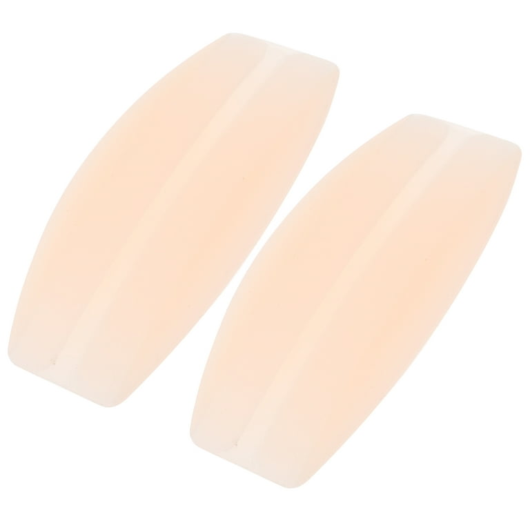 2pcs Durable Washable Anti-slip Silicone Bra Strap Cushions Shoulder Pads  (Nude)