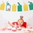 thumbnail image 5 of WHAMVOX  Backdrop for Birthday Party Photo Banner Pull Flower Dinosaur Baby, 5 of 8