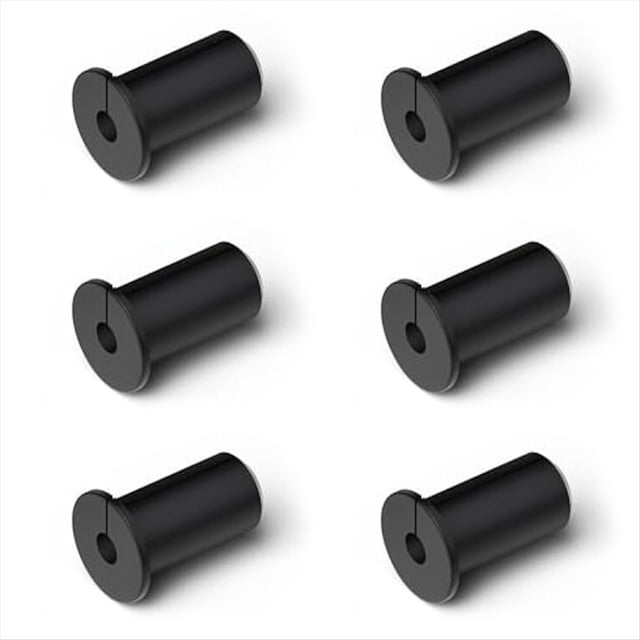 Paquete de 6 pasacables de pared de 3/4", pasacables Ethernet, kit perforador de 19 mm