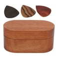 thumbnail image 3 of Caja de púas de guitarra de madera, caja de púas de guitarra de madera, juego de caja de púas de guitarra de madera, soporte para púas de guitarra, características líderes en su clase, 3 of 8