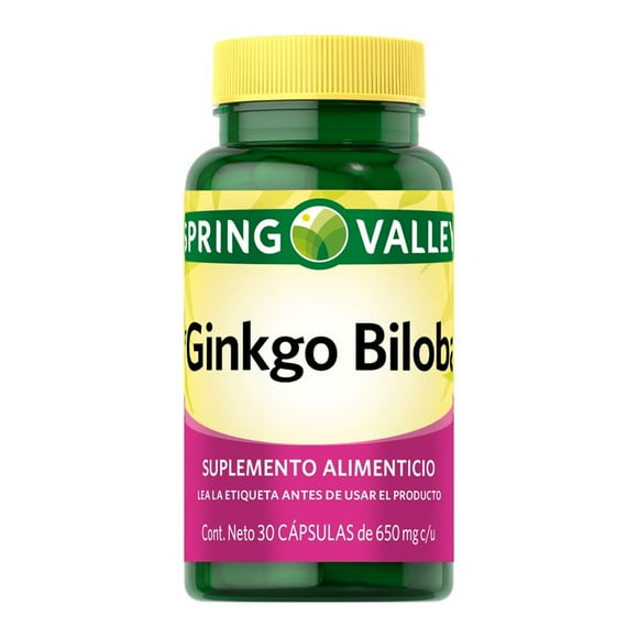 Ginkgo Biloba Spring Valley Capsulas