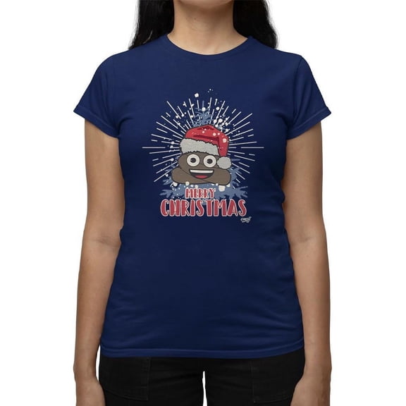 Santa Hat Funny Christmas Graphic Women's T-shirt