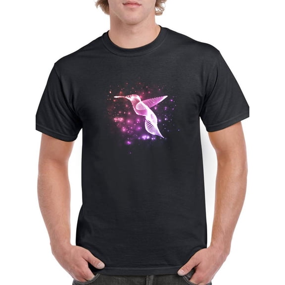 Hummingbird Neon T-Shirt Men -Image by Shutterstock, Male x-Large