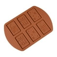 thumbnail image 4 of Zhaomeidaxi Silicone Chocolate Molds, Reusable Food Grade Non-Stick Silicone Candy Protein and Energy Bar Molds Baking Tray, 4 of 6