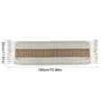 thumbnail image 3 of Linen Table Runner with Tassels, Boho Woven Striped Dining Table Decor, Lightweight Decorative Cloth for Christmas Party, Khaki, by IHXORA, 3 of 6