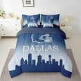 thumbnail image 2 of Erosebridal American Football 7 Pieces Comforter Sets Twin Size Dallas Bedding Set for All Season Gifts for Football Fans Football City Bed in a Bag with Comforter, 2 of 5