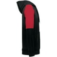 thumbnail image 5 of Holloway Sportswear XL Blue Chip Hoodie Black/Scarlet 222540, 5 of 5