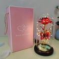 thumbnail image 1 of Rose Flowers Glass Rose LED Light Gift for Valentine‘s Day Blue, 1 of 5