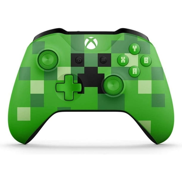 Xbox Wireless Controller Pc Computer Minecraft Creeper Green Special Limited Edition Walmart Com
