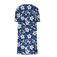 thumbnail image 3 of Generic Womens Plus Size Dress Oversized Baggy Boho Floral V Neck Dresses Summer Casual Loose Flowy Beach Vacation Shirt Dress, 3 of 4
