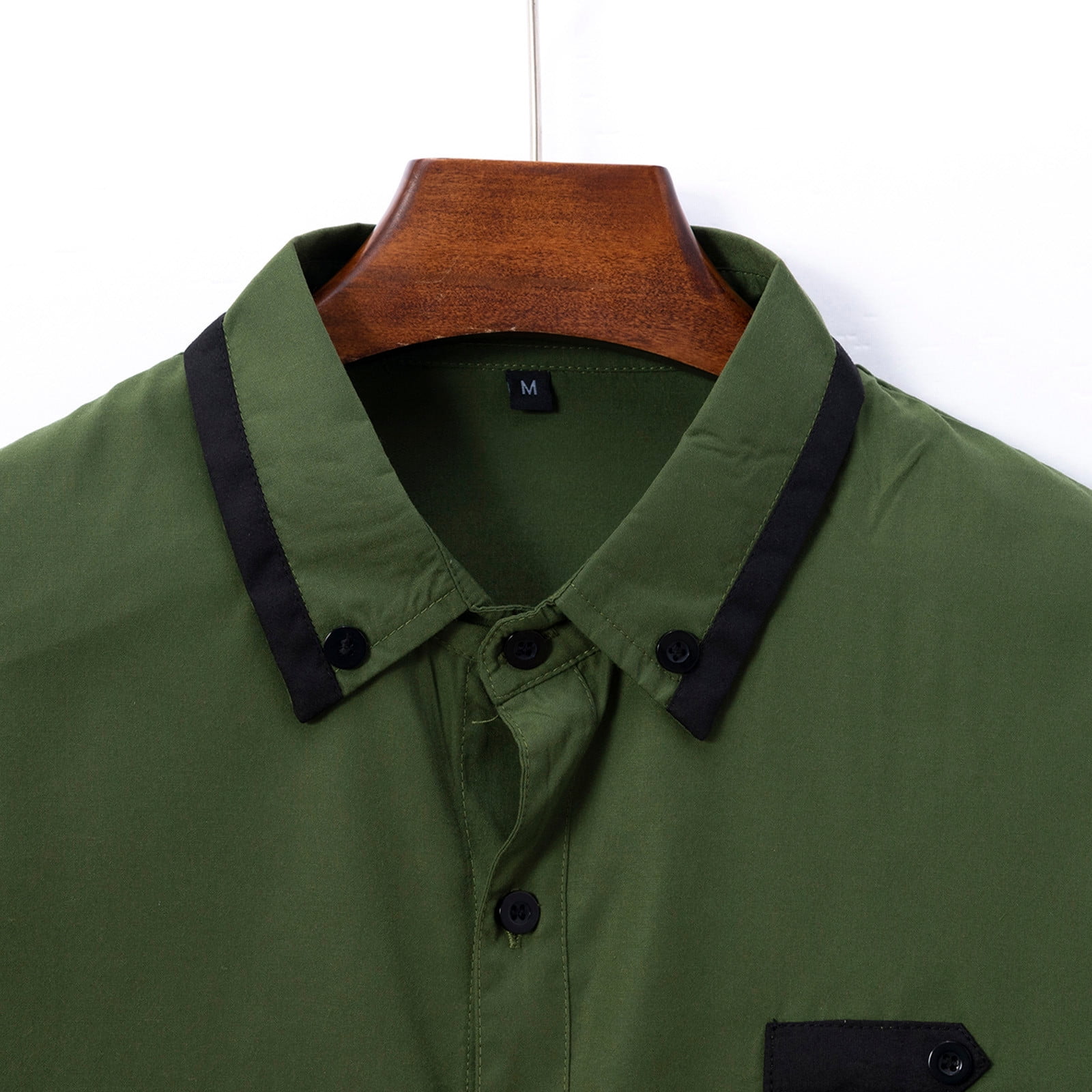 pstuiky Mens Shirts, Men Long Sleeve V-Neck Print Long