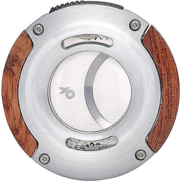 Xikar XO Premium Redwood Series Double Guillotine Cigar Cutter, Red Wood