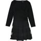 thumbnail image 2 of Vestido de punto Ralph Lauren con ribete de tul negro 18, 2 of 2