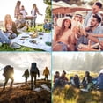 thumbnail image 5 of Uxcell 43" x 28" Beach Blanket Waterproof Picnic Mat with Carry Bag Orange, 5 of 5