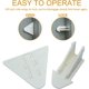 thumbnail image 4 of Cerraduras para puertas correderas para bebés, cerraduras de seguridad con adhesivo fuerte de 3 m, fáciles de usar, 2 piezas (blanco) JAMW Sencillez, 4 of 5