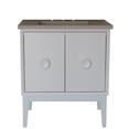 thumbnail image 6 of 31 in. Single Wooden Vanity  White with White Concrete Top Rectangle Sink, 6 of 21