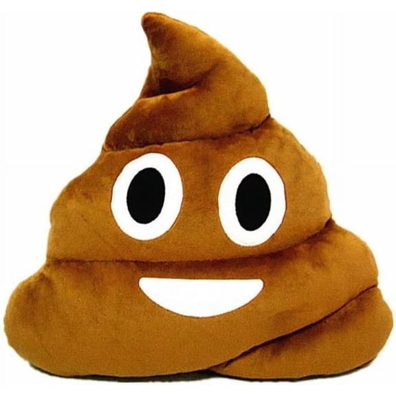 16x18 Inch Brown Plush Throw Pillow Toy, Cute Stuffed Cushion Gift for Kids Friends Pets