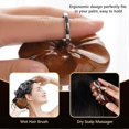 thumbnail image 3 of Masajeador de cuero cabelludo de madera con peine de bambú para el crecimiento del cabello, estimulación profunda y alivio del estrés., 3 of 5