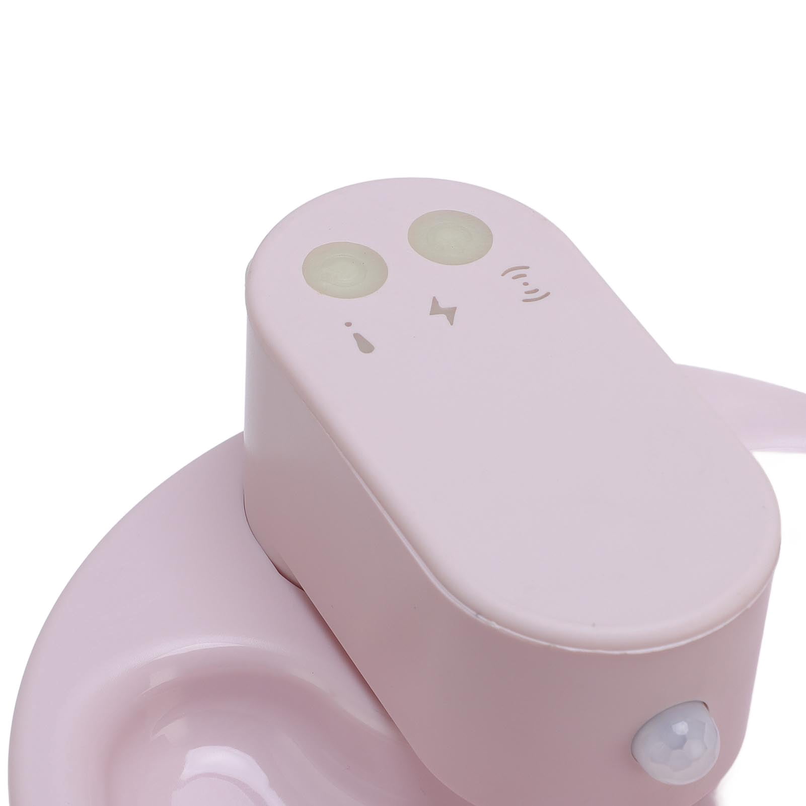 Rupoun 2.2L Automatic Cat Water Fountain Cordless Pet Drinking Dispenser Built-in 2200mAh Rechargeable Battery Quiet Circulating Filtration System for Dogs and Cats Pink (9.45 inches / 24 cm)