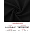 thumbnail image 5 of DARING DIVA Women's Elegant Women's Sparkly Blouse with Rhinestones S Black, 5 of 6