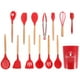 thumbnail image 1 of Juego De Utensilios De Cocina De 1 De Silicona De Grado Alimenticio Sin Bpa, Seguro, Espátula, Cepillo Multifuncional, Utensilios De Cocina De Fácil Limpieza Para Cocinar En Casa4 Piezas Speravity HA015495-00, 1 of 7