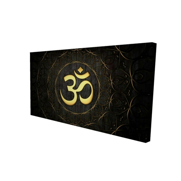 Gold OM - Print on canvas by Begin Edition