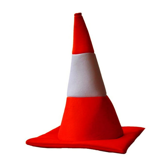 Traffics Cone Hat for Children Adult Birthday Party Costume Hat for Family Gathering Cosplay Theme Party Headgear
