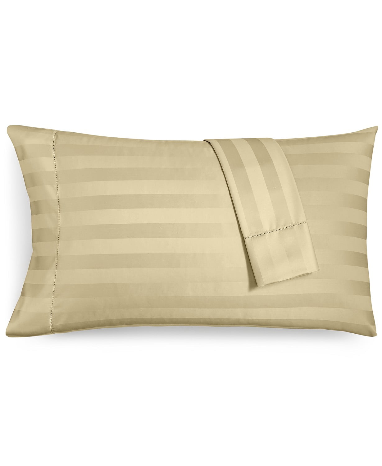 Charter Club Damask Stripe Standard Pillowcase Set, 550 Thread Count