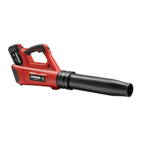 PRORUN 20V 400 CFM 90 MPH Brushless Cordless Handheld Leaf Blower with 4.0 Ah Battery and Charger