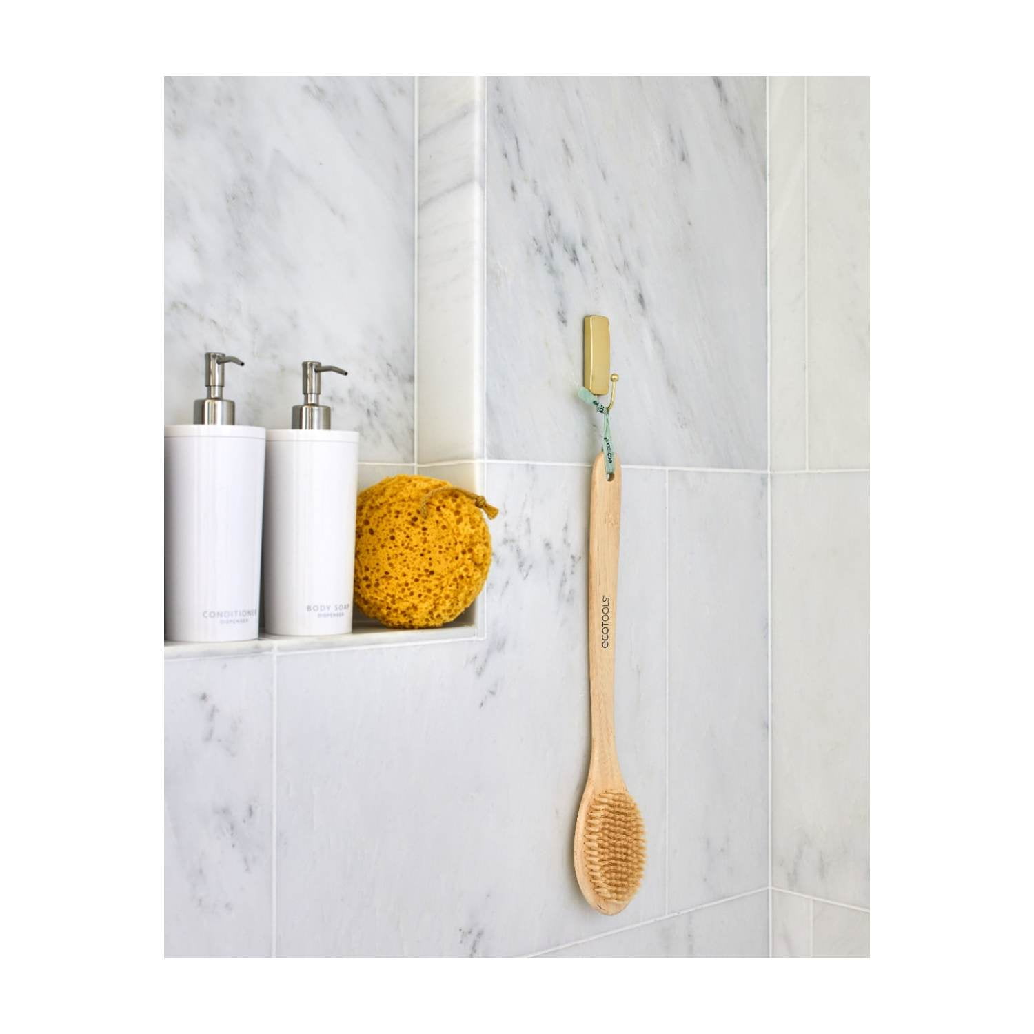 (2 pack) Command Bath Medium Satin Brass Finish, 1 Hook