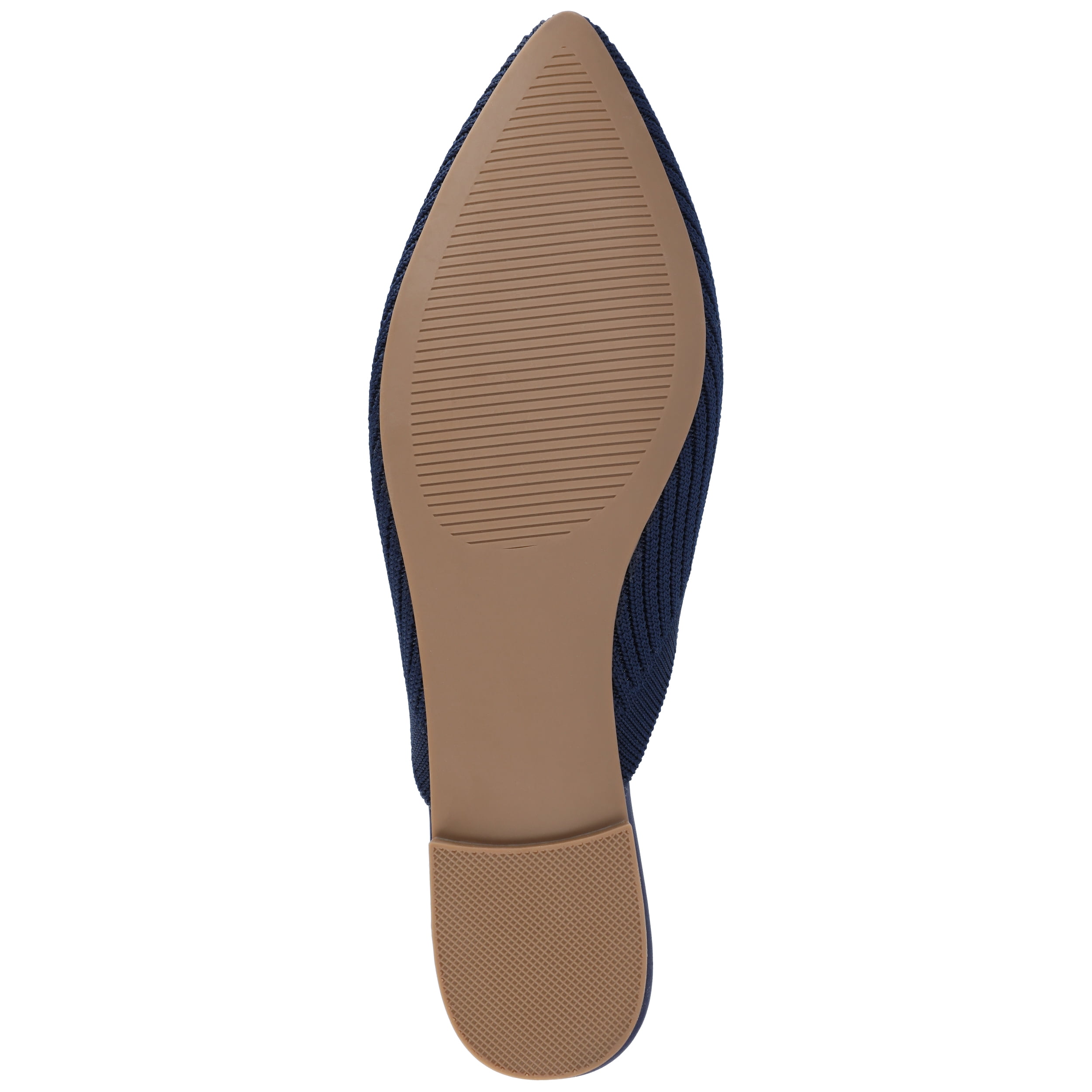 Journee Womens Aniee Slip On Almond Toe Mule Flats, Widths Available