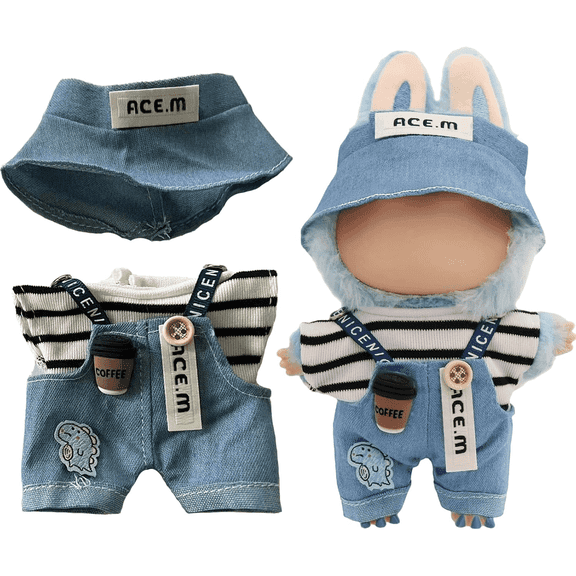 Clothes for Labubu, Doll Outfit Accessories Designed for 15 & 17cm Labubu - Style38