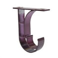 thumbnail image 1 of Yuarrent 1 pieza de aleación de aluminio ventana cortina barra de cortinas soportes DIY poste cortina soportes espesar soporte estante decoración Tratamientos de ventanas vino rojo 81x60mm Yuarrent JJ18721-02, 1 of 6
