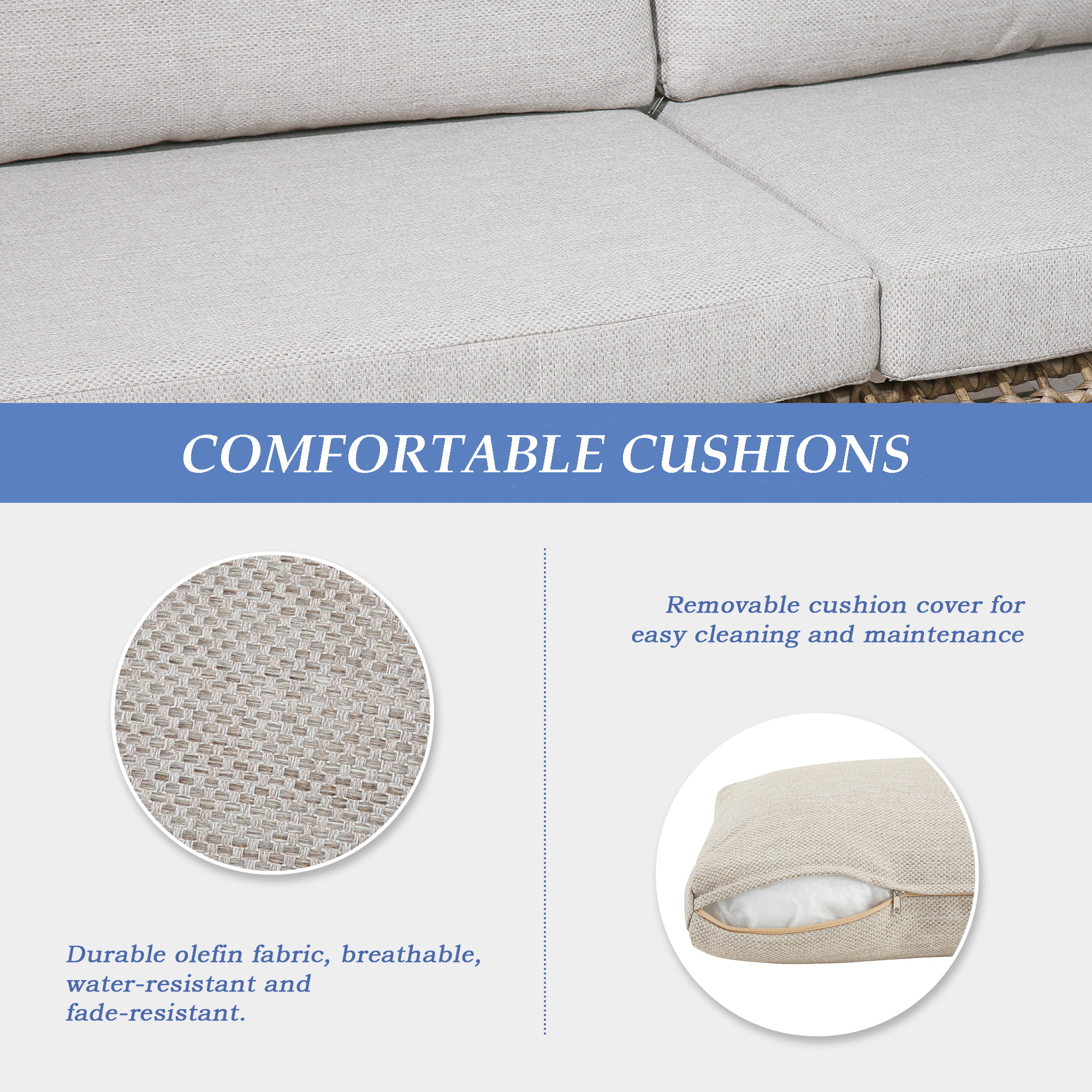Types of Sofa Cushions